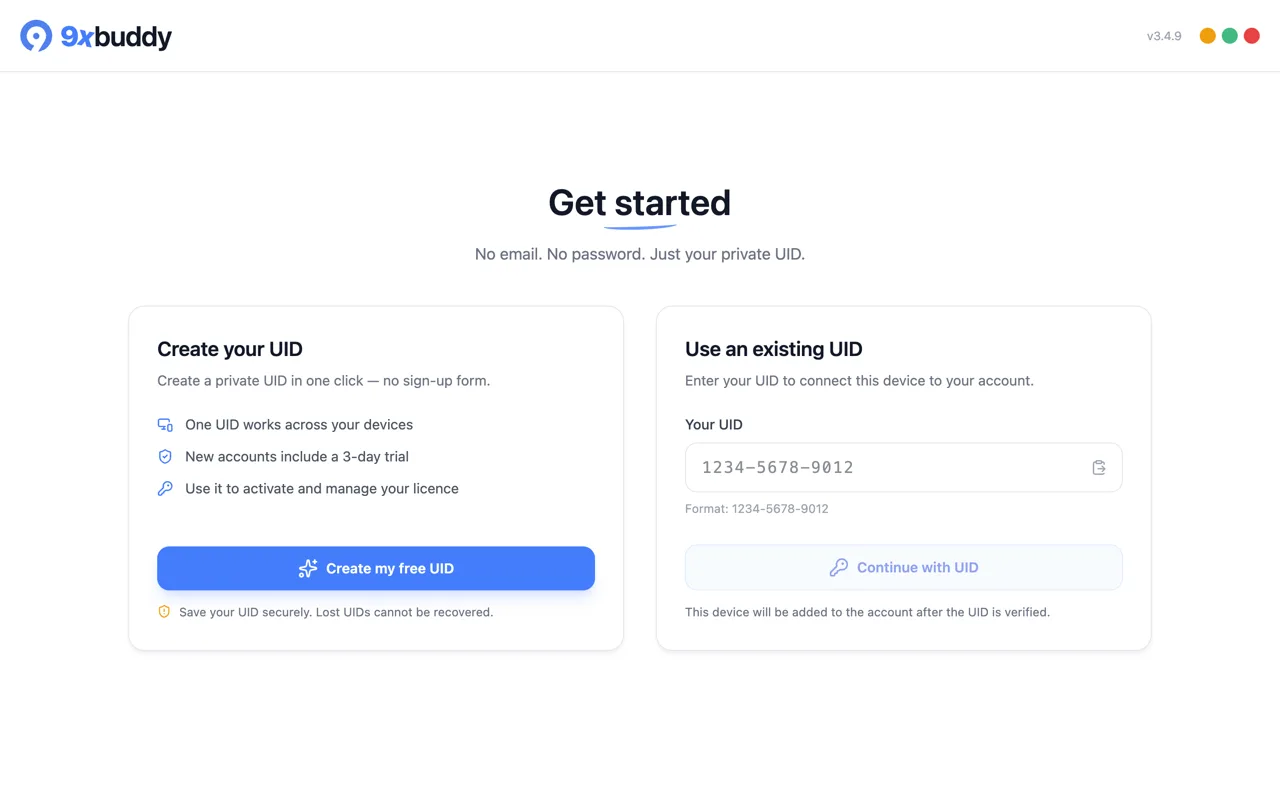 Знакомство с 9xbuddy: создайте свой UID и используйте существующие варианты UID
