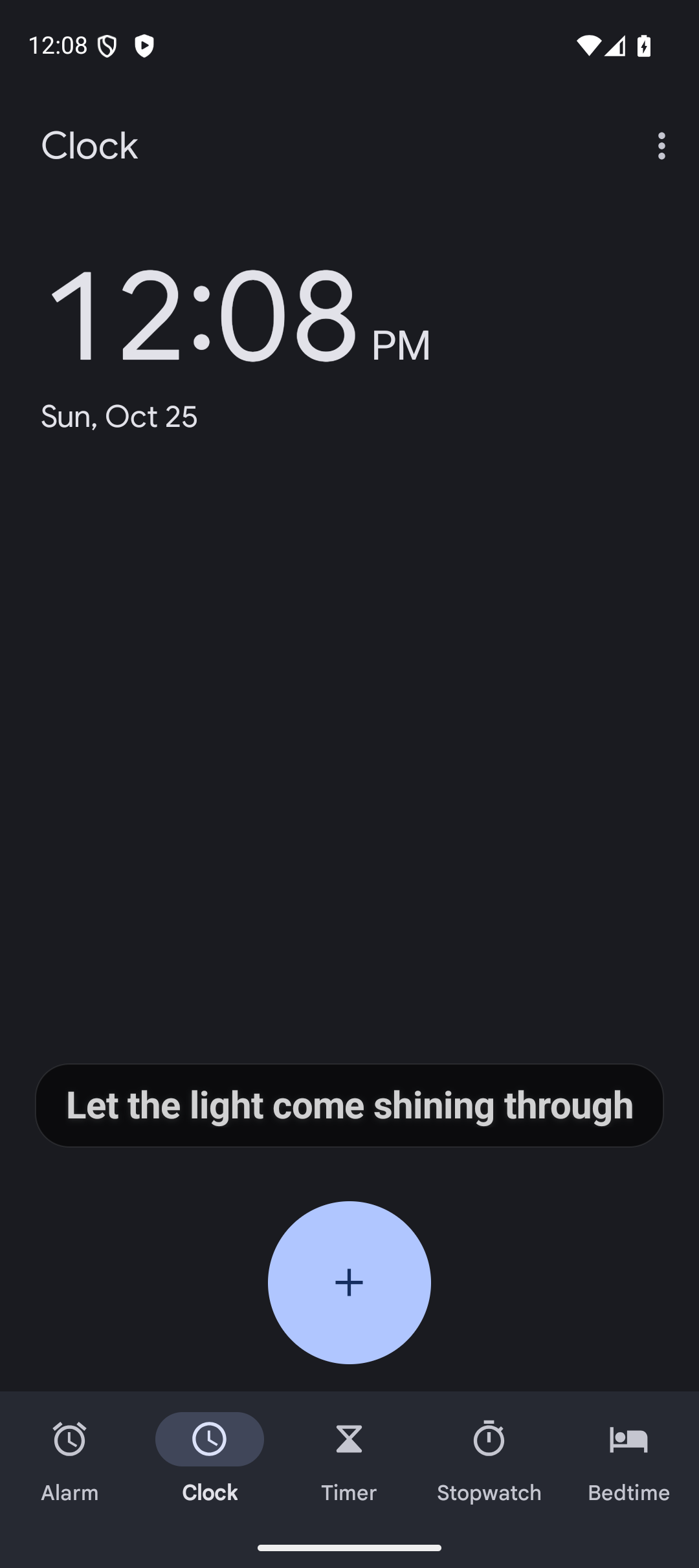 Testi fluttuanti di 9xLyrics su Android, con la riga corrente su una scheda sopra un'altra app